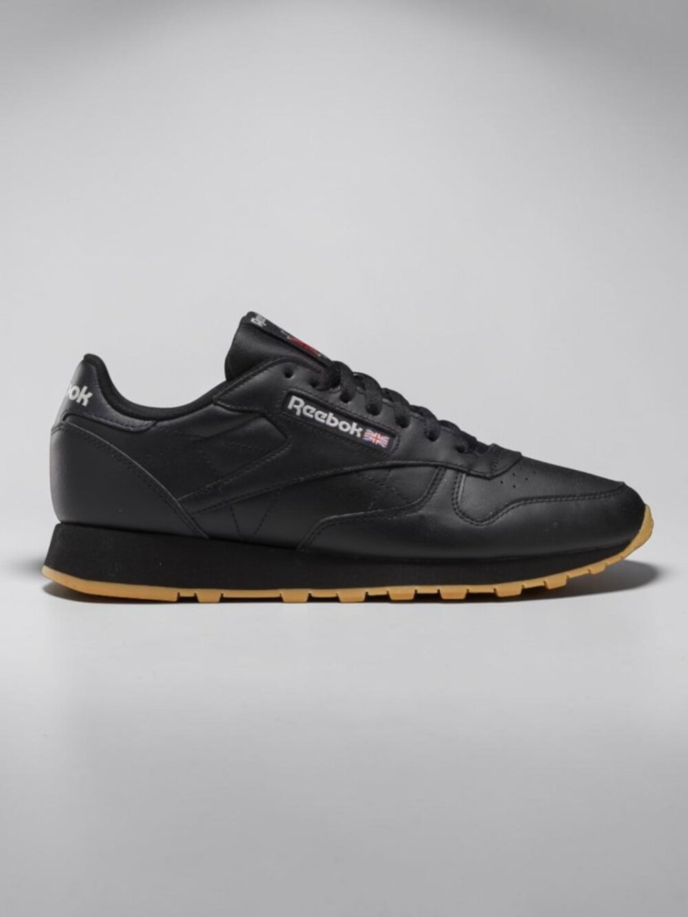 Reebok Classics Leather Mens Casual Shoes Black/Gum Size 14 & 15 (NEW) GY0954